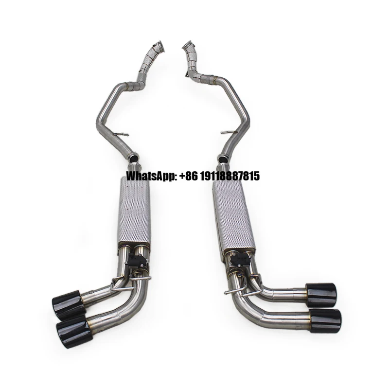 

BSK Full Exhaust System for Mercedes-Benz G500/G550 W464 4.0T 2018+ Performance Car SS304 Free Flow Downpipe Catback Muffler