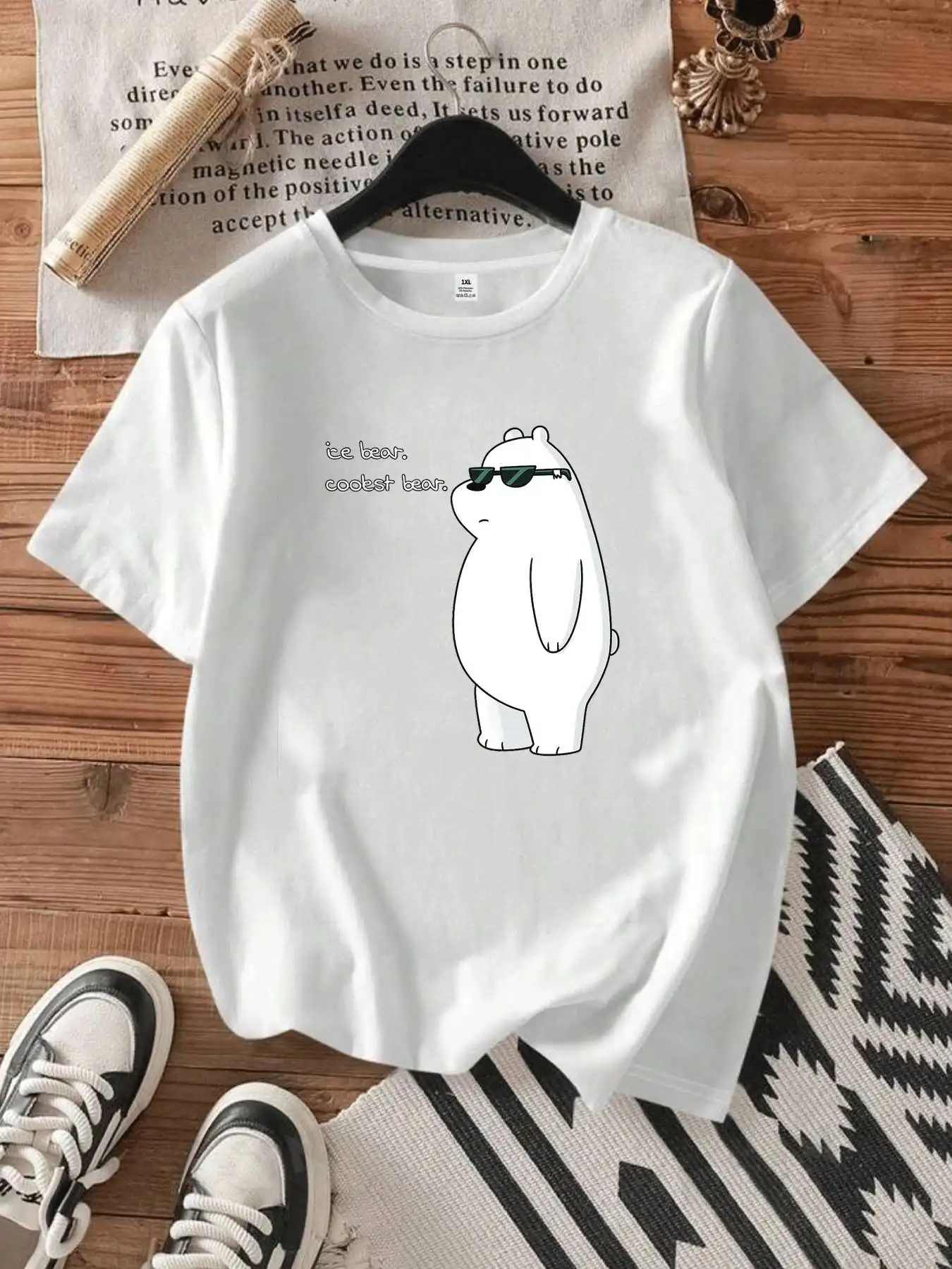 

【WY1315065】 Женская футболка больших размеров с круглым вырезом и короткими рукавами, эластичными половинными рукавами и модными принтами