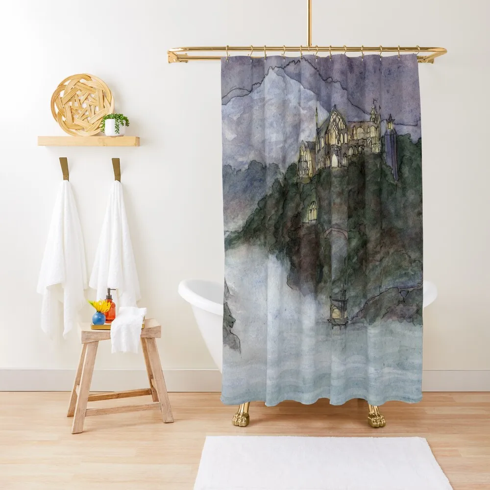 

Elven Homely Home Shower Curtain Waterproof Bath And Anti-Mold Window Shower Bathroom For Shower Curtain