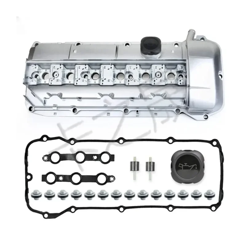 Suitable for BMW 3 Series 5 Series X5M54 engine aluminum alloy valve cover 11121432928