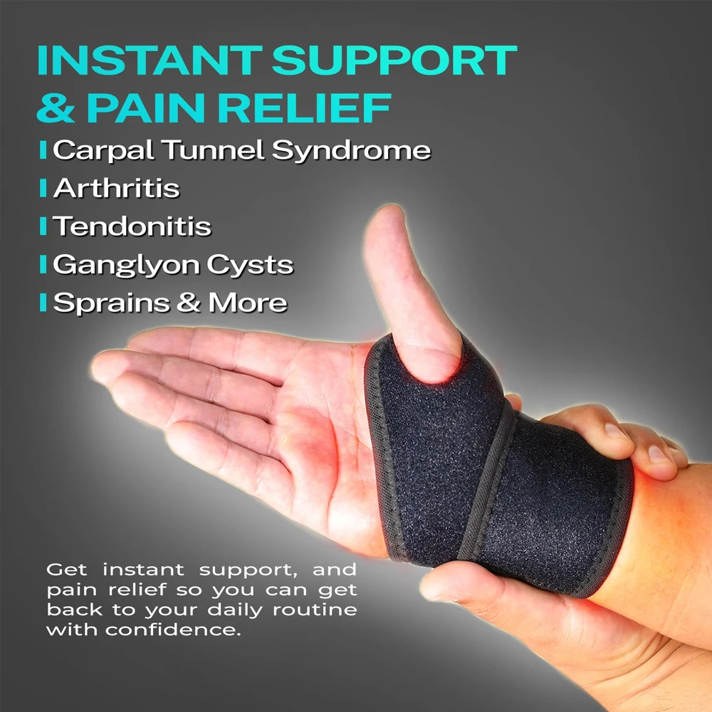 

1 шт. регулируемая компрессионная повязка на запястье для растяжений, унисекс, браслет на запястье, поддерживающий ремешок для занятий спортом, артритом, натяжения запястья