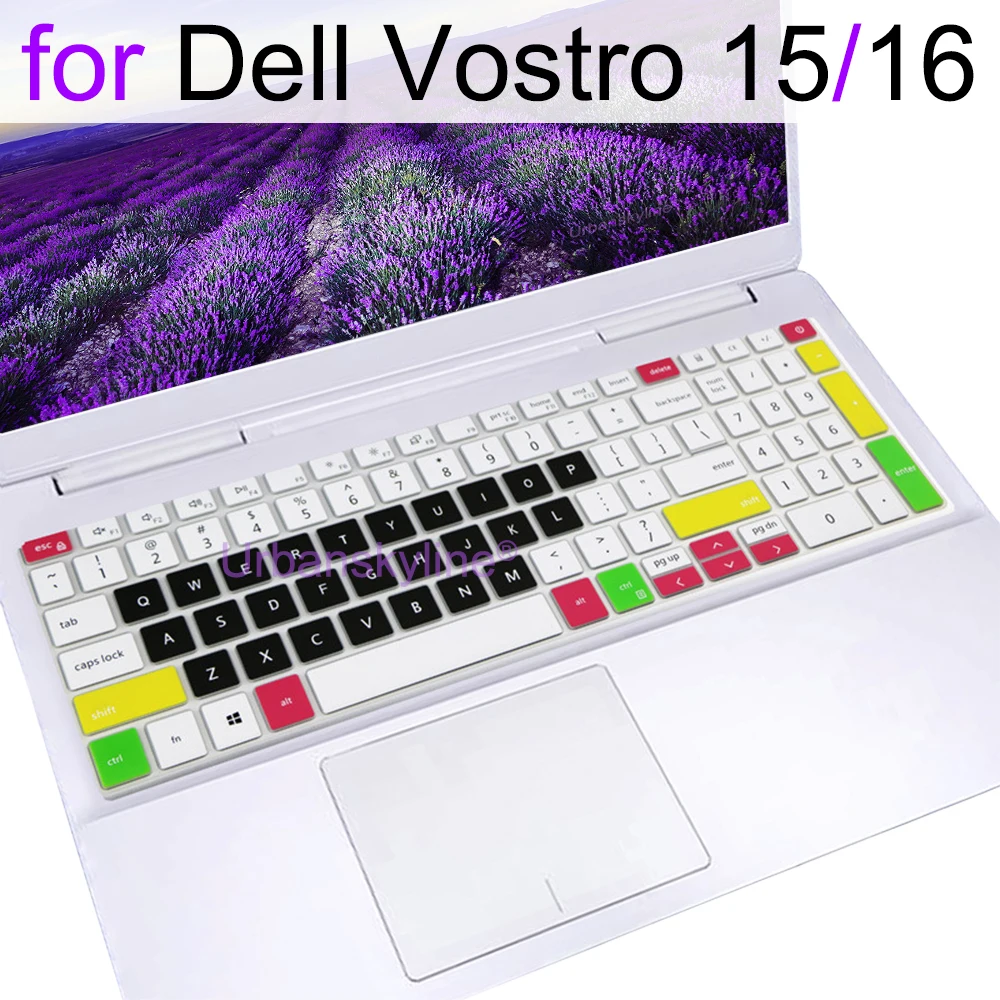 for Dell Vostro 16 15 Keyboard Cover 3000 5000 7000 3510 3515 3525 5510 5515 5620 5625 7510 Laptop Protector Skin Case Silicone