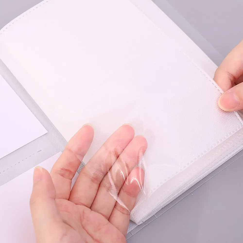 Frosted cover Showing Book Sticker Large Capacity Photo Storage Book Photo Collection Empty Storage Case Transparent Album