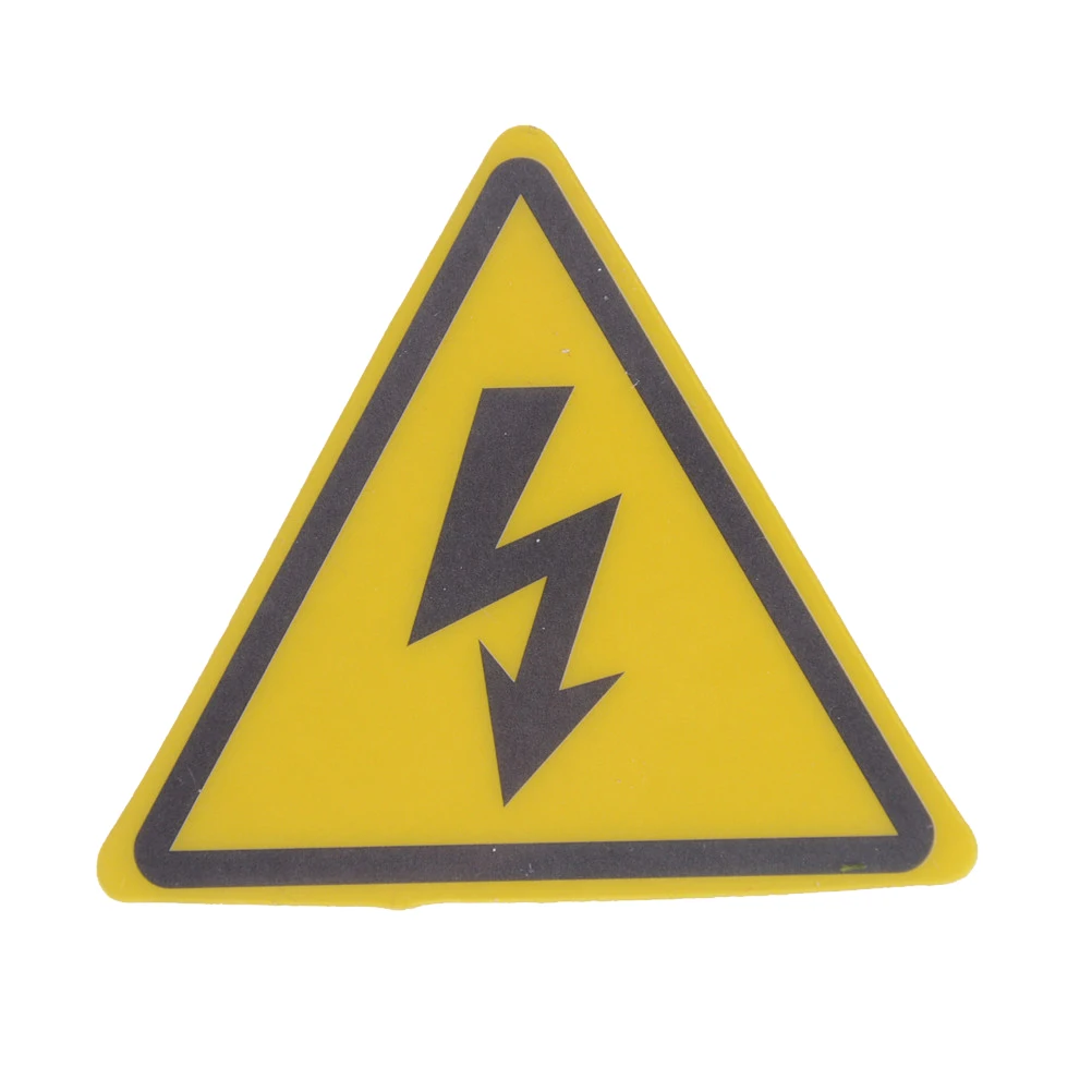 New 2PCS High Quality Danger High Voltage Electric Warning Safety Label Sign Decal Sticker