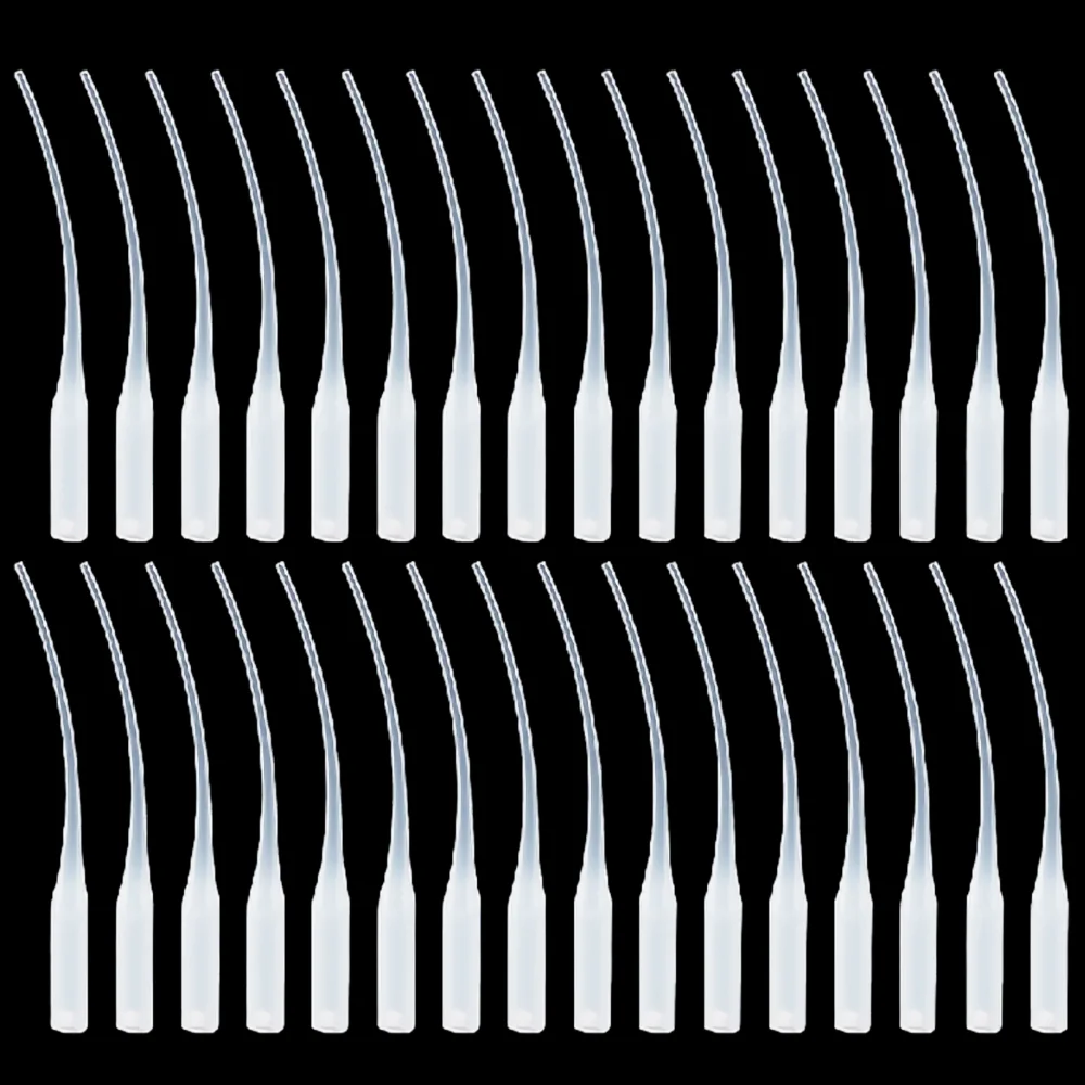 502 접착제 마이크로 팁 플라스틱 접착제 익스텐더, 정밀 어플리케이터, 실험실 접착제 디스펜서용 낙하 튜브 깍지, 100 개 