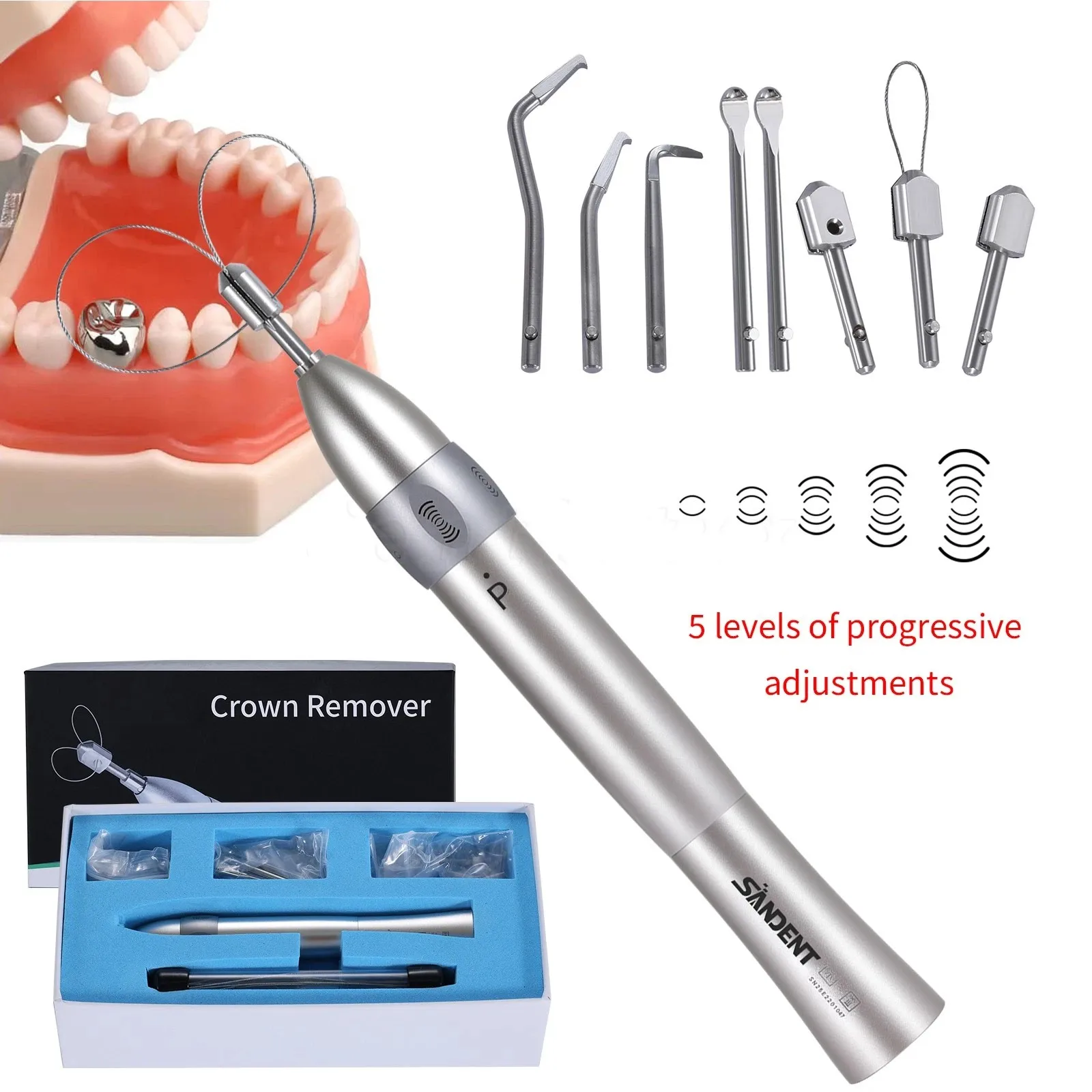 Dental Automatic Crown Bridge Remover Fit Electric & Air Motor Dental Chair Unit