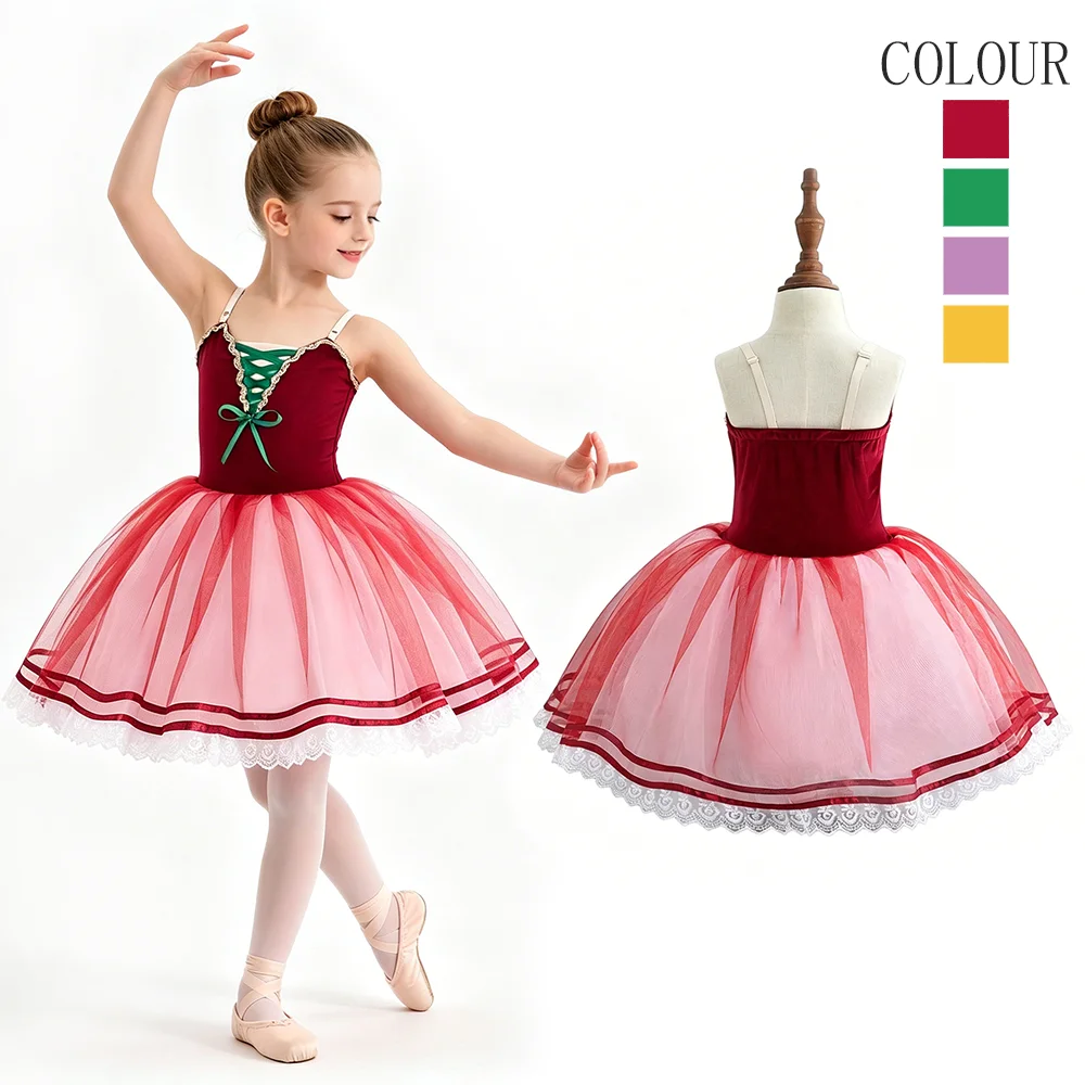 

Swan Lake Ballet Dress for High Quality Princess Tutu Skirt Professional Stage Collective Performance Costumes Practice Dress