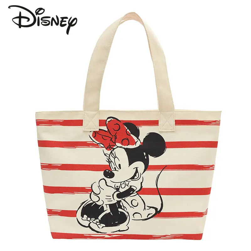 

Disney Mickey New Women's Handbag Fashionable Large Capacity Women's Bag Cartoon Multi Functional Environmental Shopping Bag