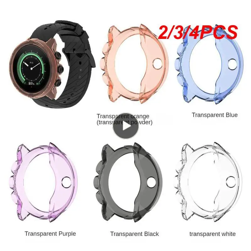 2/3/4PCS Watch Tpu Protective Case High Transparency Easy To Install Watch Suitable For Suunto Smart Accessories