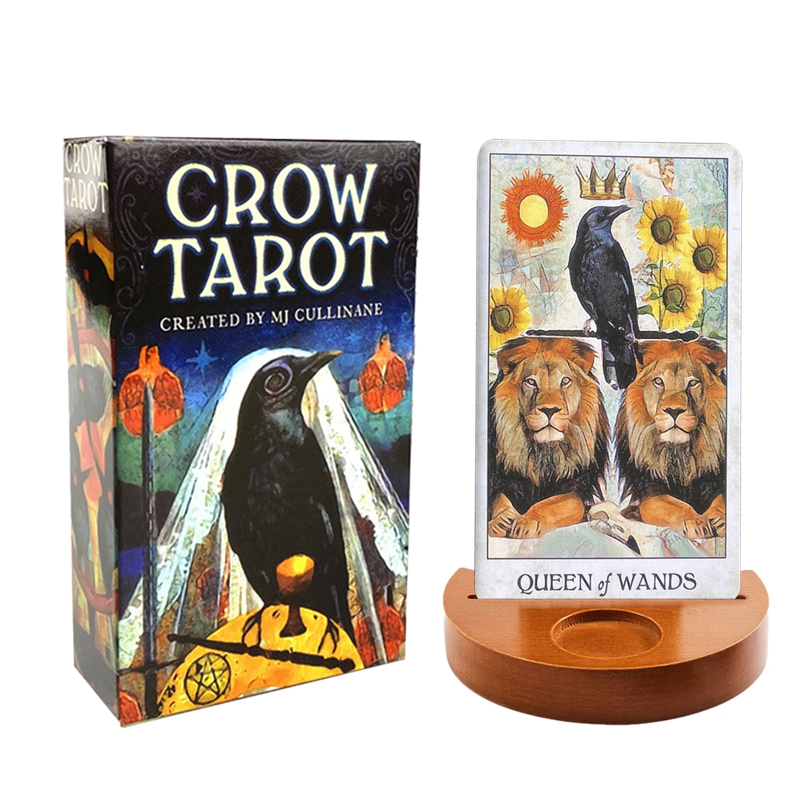 

Murder Of Crows Tarot Cards Divination English Version Fortune Telling Tarot Cards Deck Friend Party Entertainment Board Game