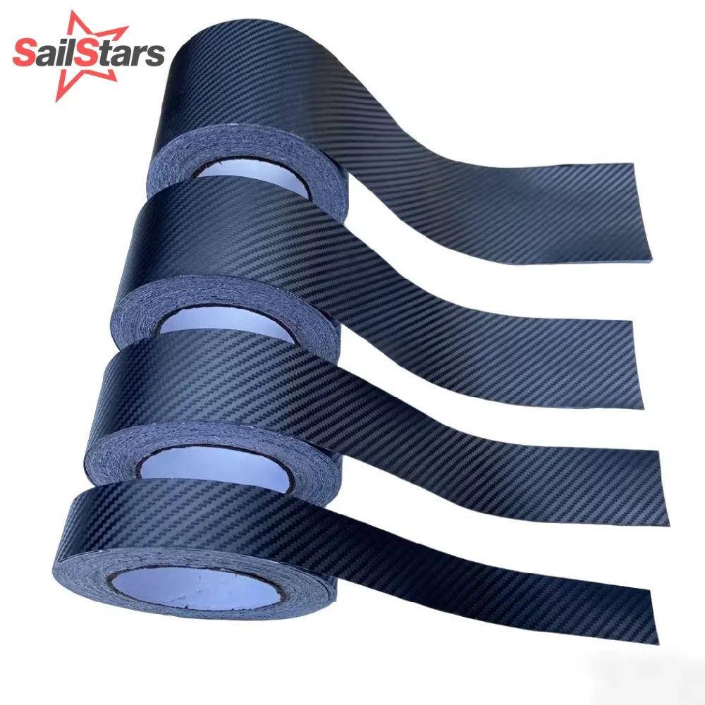 Black 3D Vinyl Wrap Stripes Window Trim Film 3/5/7/10M Car Stickers Paste Protector Strip For Pillar Hood Roof Door