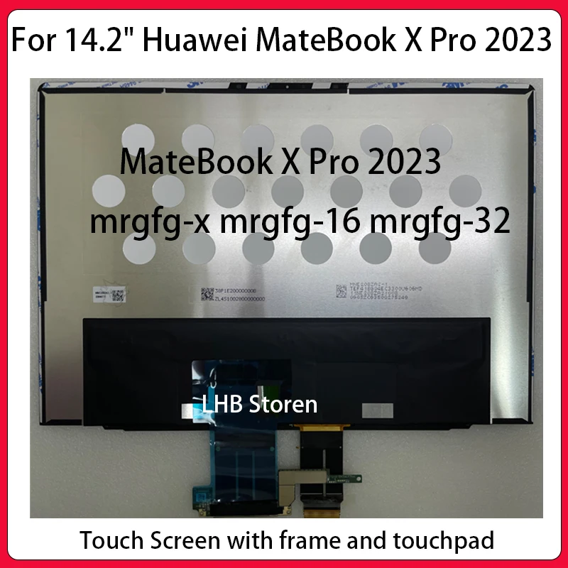 14.2 inch Original IPS LCD for Huawei MateBook X Pro 2023 MRGFG-16 MRGFG-X MRGFG-32 Touch Screen Digitizer Assembly Replacement