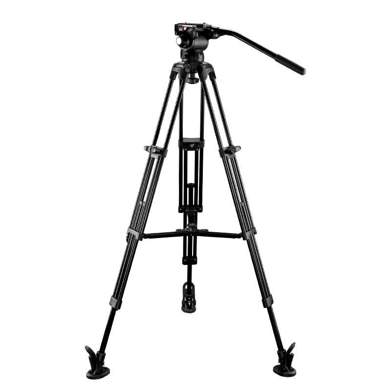 E-IMAGE EG03A2DK Broadcast Camera Wheel Tripod Stand With Trolley Dolly Set