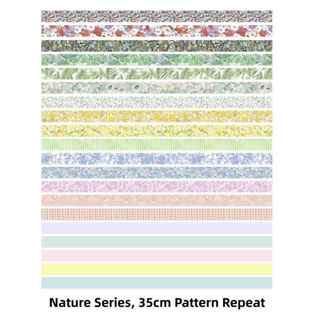 

Vintage 20 Rolls Washi Tape Set Adhesive DIY Journals Scrapbooking Tape Multi-Pattern Colorful Masking Tapes Students