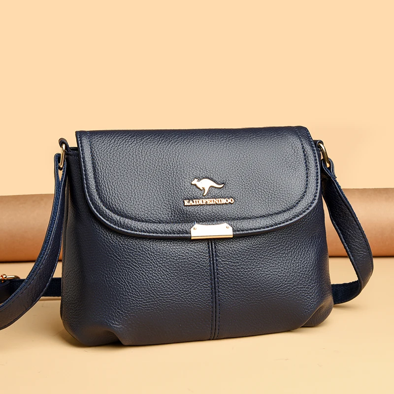 حقائب كتف مفردة بسيطة للسيدات عصرية عالية الجودة من جلد البولي يوريثان، محفظة صغيرة أنيقة بغطاء قلاب للاستخدام اليومي والسفر