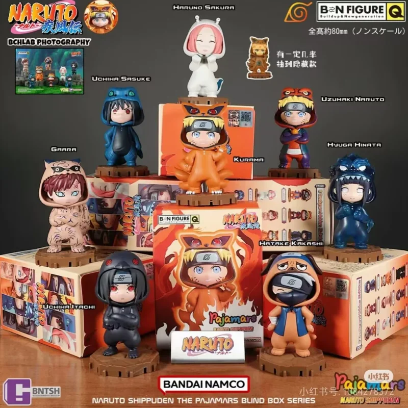 

New in Stock Original Bandai Naruto Kakashi Naruto Sasuke Sakura Gaara Naruto Hinata Itachi Figure Anime Genuine Boxed Model