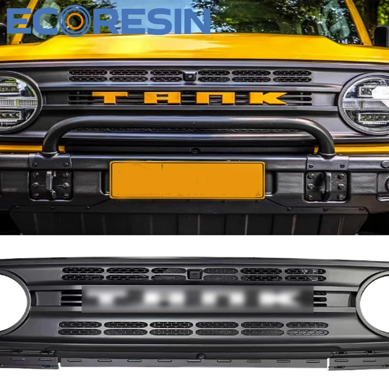 For Great Wall GWM Tank War God Front Grille Set Front Compatible 4x4  Off-Road Car Accessories   Easy Installation Auto Parts