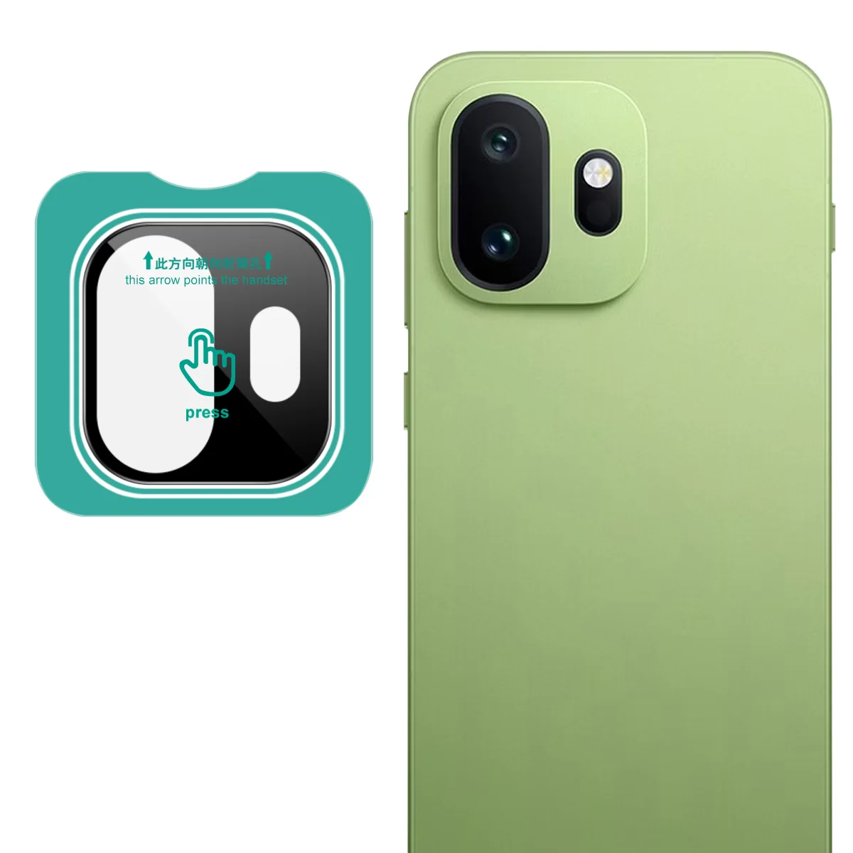 

IMAK Lens Glass for OnePlus 15T 5G Camera Protector Film Self-positioning