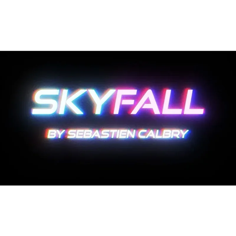 SKY FALL by Sebastien Calbry  Magic Trick Gimmicks Card Decks Close Up Performer Walk Around Magic Magician Magic Props