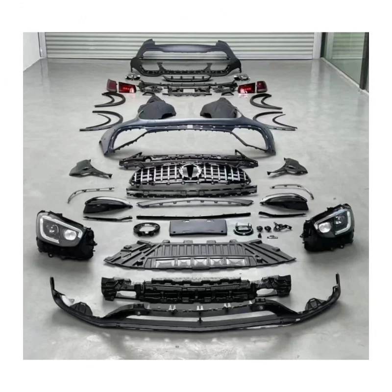 Suitable Systems Car Bumpers for Mercedes Benz X253 2015-2019 Upgrade 2021 New GLC Body Kit Model