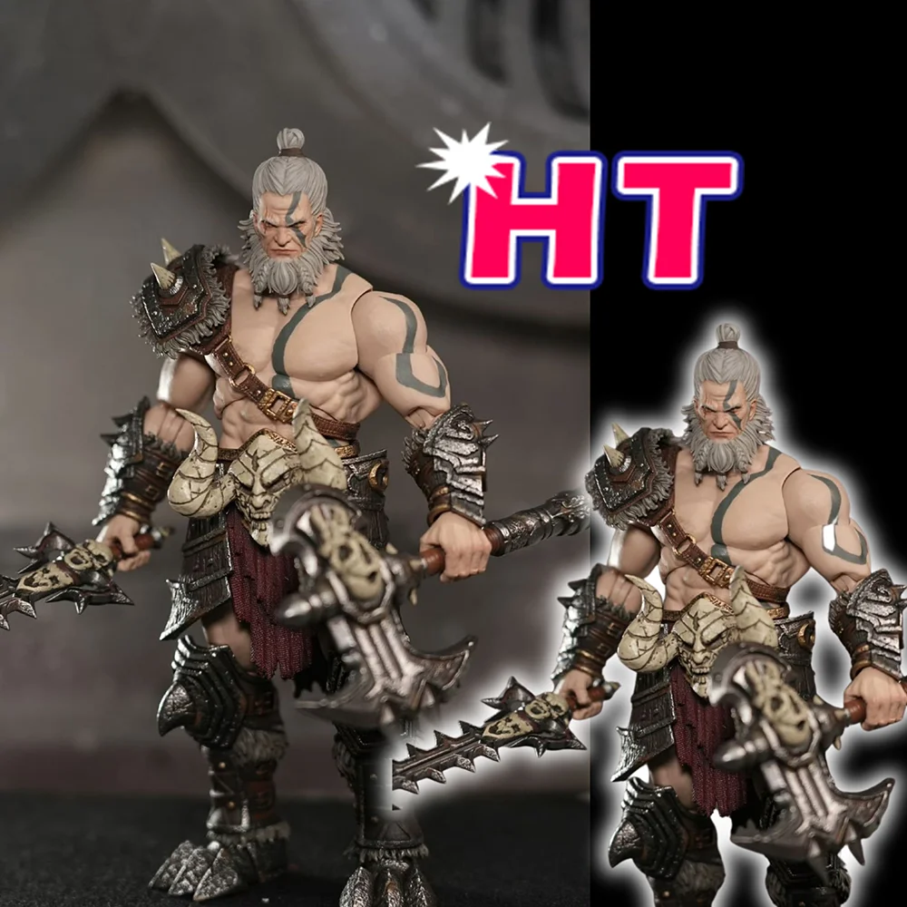 Hot Sale Nightmare Studio D20 1/12 Scale Classic Game Characters Barbarian Male Warrior Full Set 6Inch Action Figures Body Doll