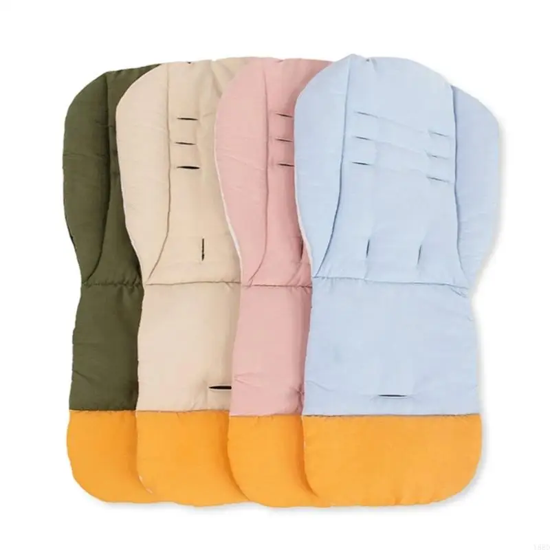 

Y88D Universal Strollers Pad With Breathable Polyester Fabric Machine Washable Design For Four Season Baby Carriage Cushion