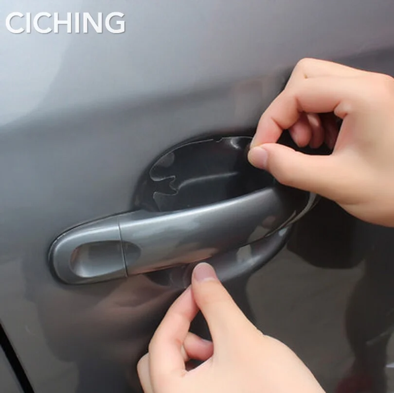 4 piece of car sticker door handle sticker for