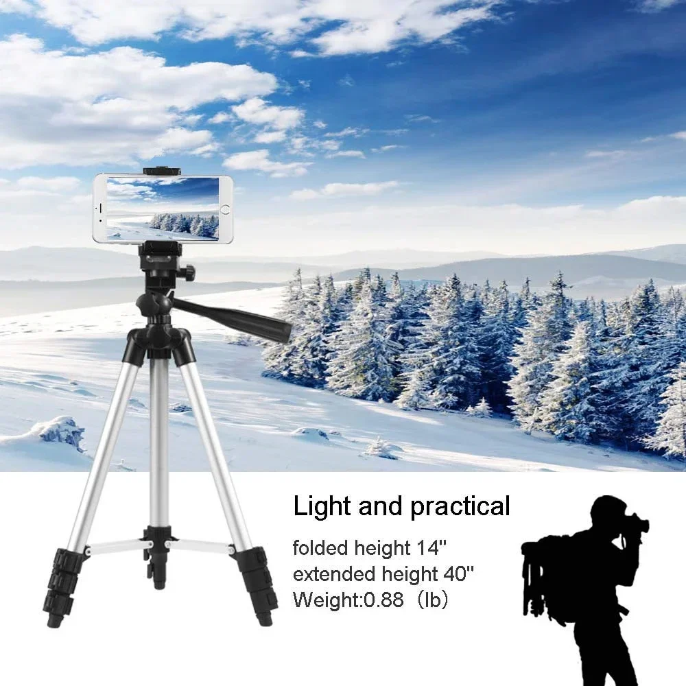 Multifunction Lightweight Tripod For iPhone For Gopro Compact Video Camera Travel Mobile Phone A Stand Holder Tripode