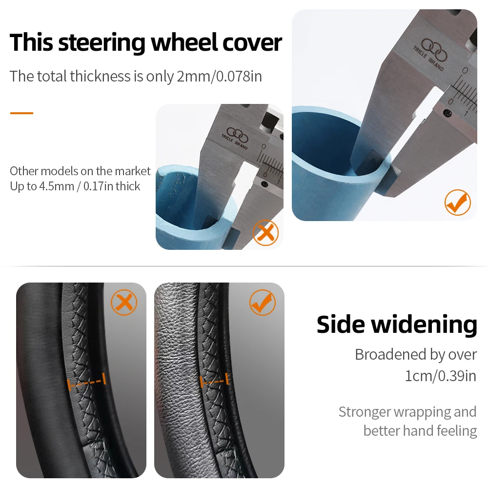 For Nissan D-Shaped Steering Wheel Cover Ultra-Thin Micro Fiber Leather Sylphy Sentra Altima Teana Qashqai Xtrail Kicks Rogue