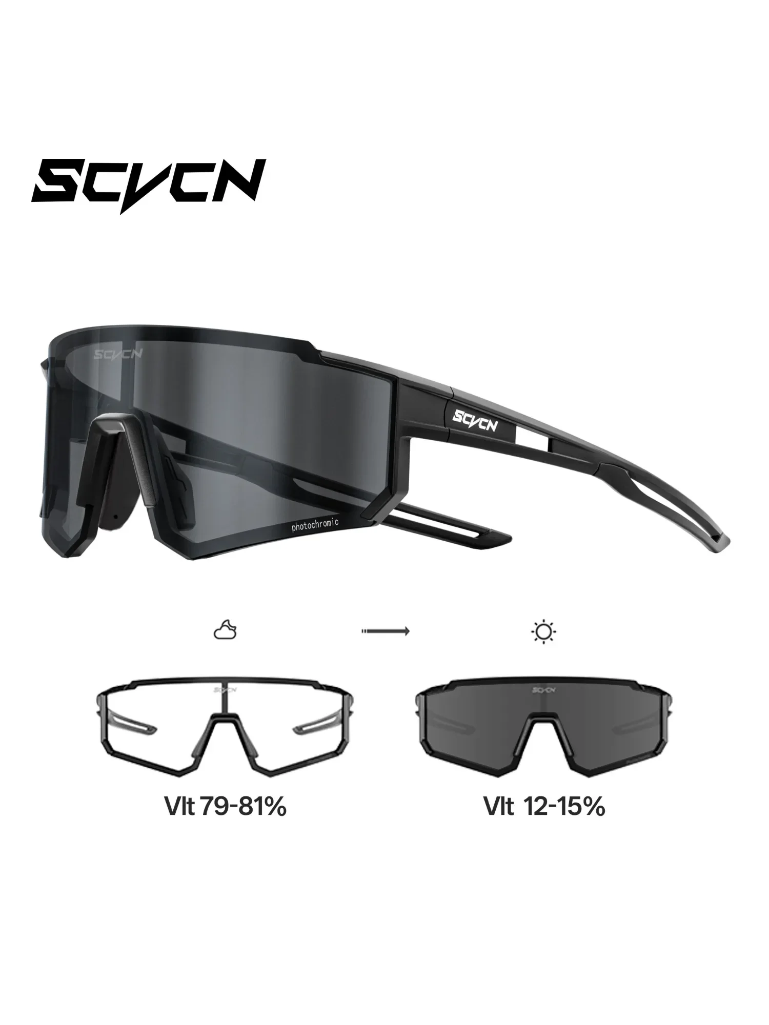 AliExpress SCVCN New Photochromic Cycling Glasses UV400 Men Women Hiking Goggles Sports Sunglasses Outdoor Cycling Road MTB Bike Glasses