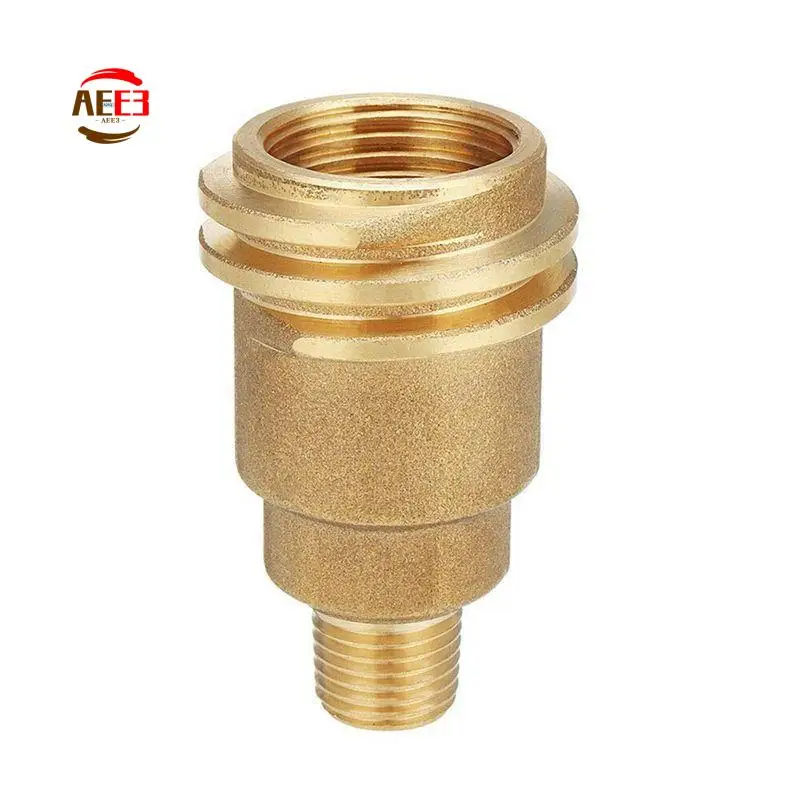AEE3-QCC1 Nut Propane Gas Fitting Hose Adapter With 1/4Inch Male Pipe Thread Propane Quick Connect Fittings Propane Adapter