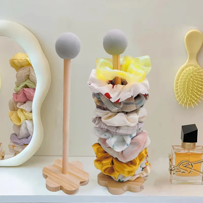 Hair Scrunchies Hairpin Organizer Cute Girl Jewelry Holder Head Rope Headband Display Rack Children's Hair Accessories Storage