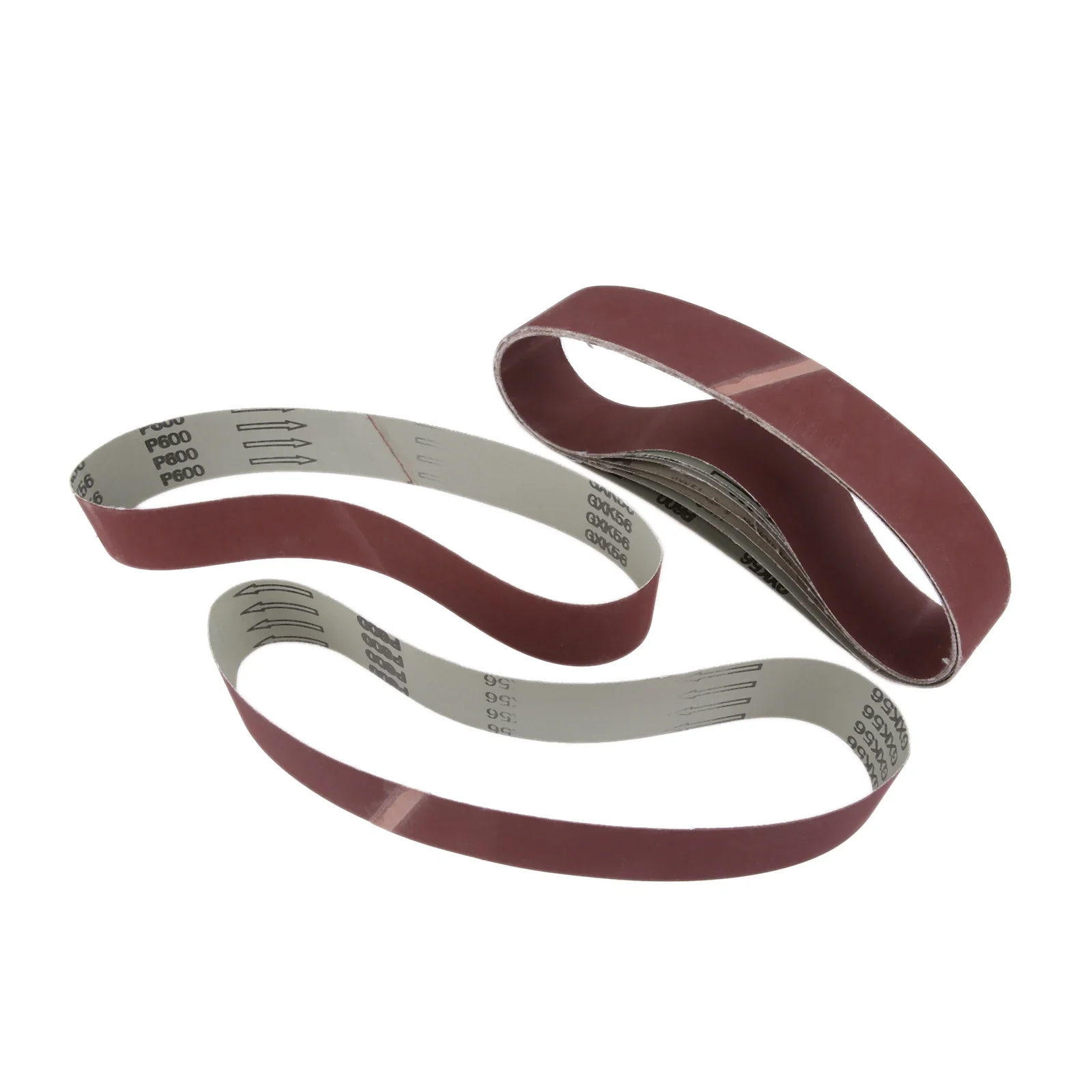 10Pcs 50x686mm Abrasive Sanding Belts Sanding Paper for Belt Sanders Grinder Aluminium Oxide Sander Belts 40-600 Grit 27*2inch
