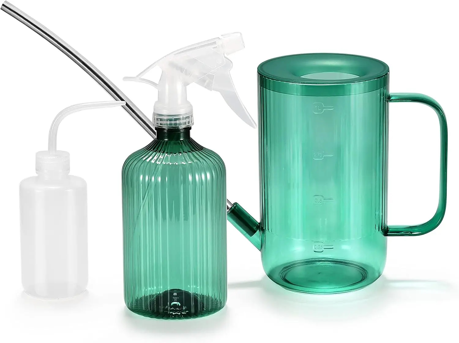 

Лейка для комнатных растений с длинным носиком, бутылка-спрей объемом 34 унции для домашних растений и садовых цветов, с функцией распыления
