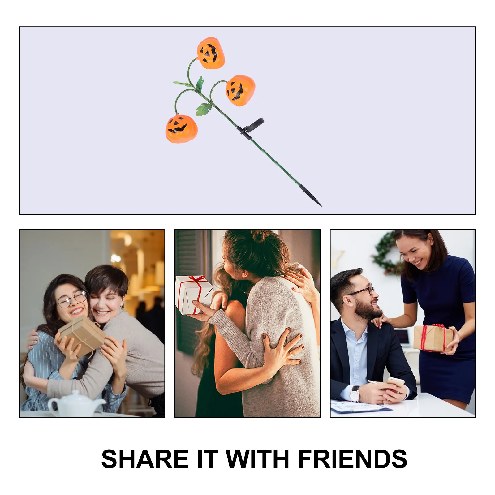 

1pc Halloween Pumpkin Solar Light Led Outdoor Garden Landscape Lighting For Lawn Decor Energy Saving Waterproof Snowproof Lamp