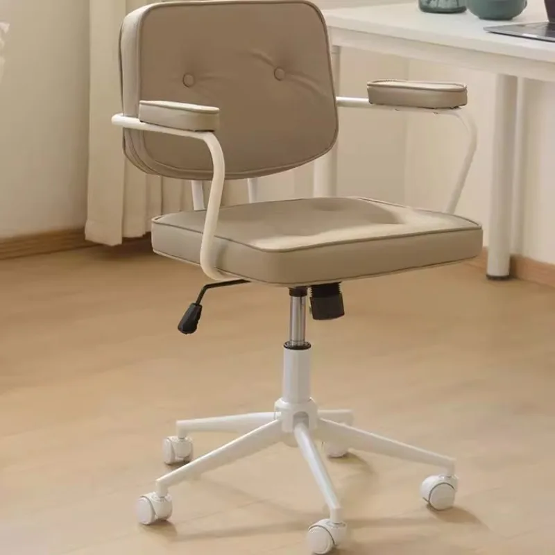 Nordic Modern Swivel Desk Chair with Adjustable Height Ergonomic Computer Chair for Home Comfortable