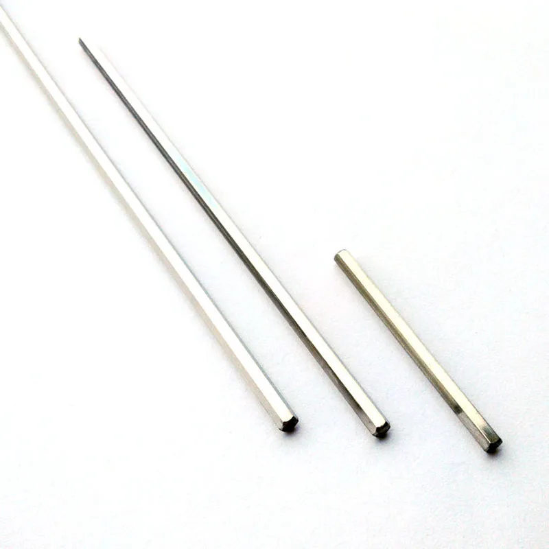 5pcs 55-300mm AF3/3.5mm 303 Stainless Steel Hex Shaft Transmission Gear Connection Drive Axle for DIY Toy Car Model Accessories