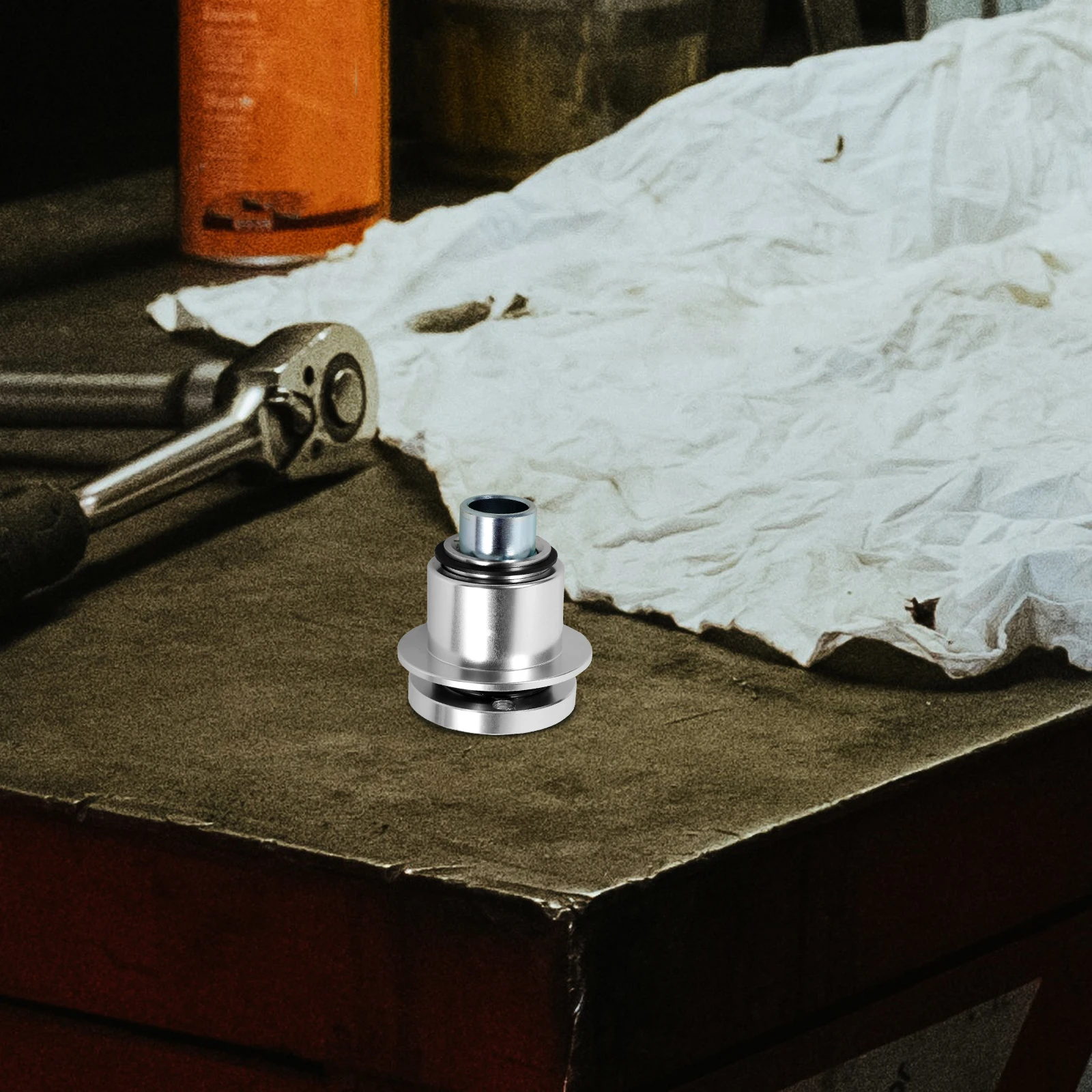 

Steering Wheel Quick Release Hub Adapter 360 Degree Rotation Blue Car Modification Easy Install Remove Durable Aluminum