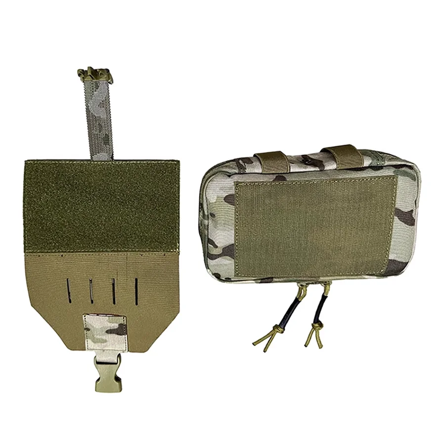 Caça tática ao ar livre multifuncional liberação rápida molle ferramenta de sobrevivência de emergência saco da cintura kit médico de segunda geração
