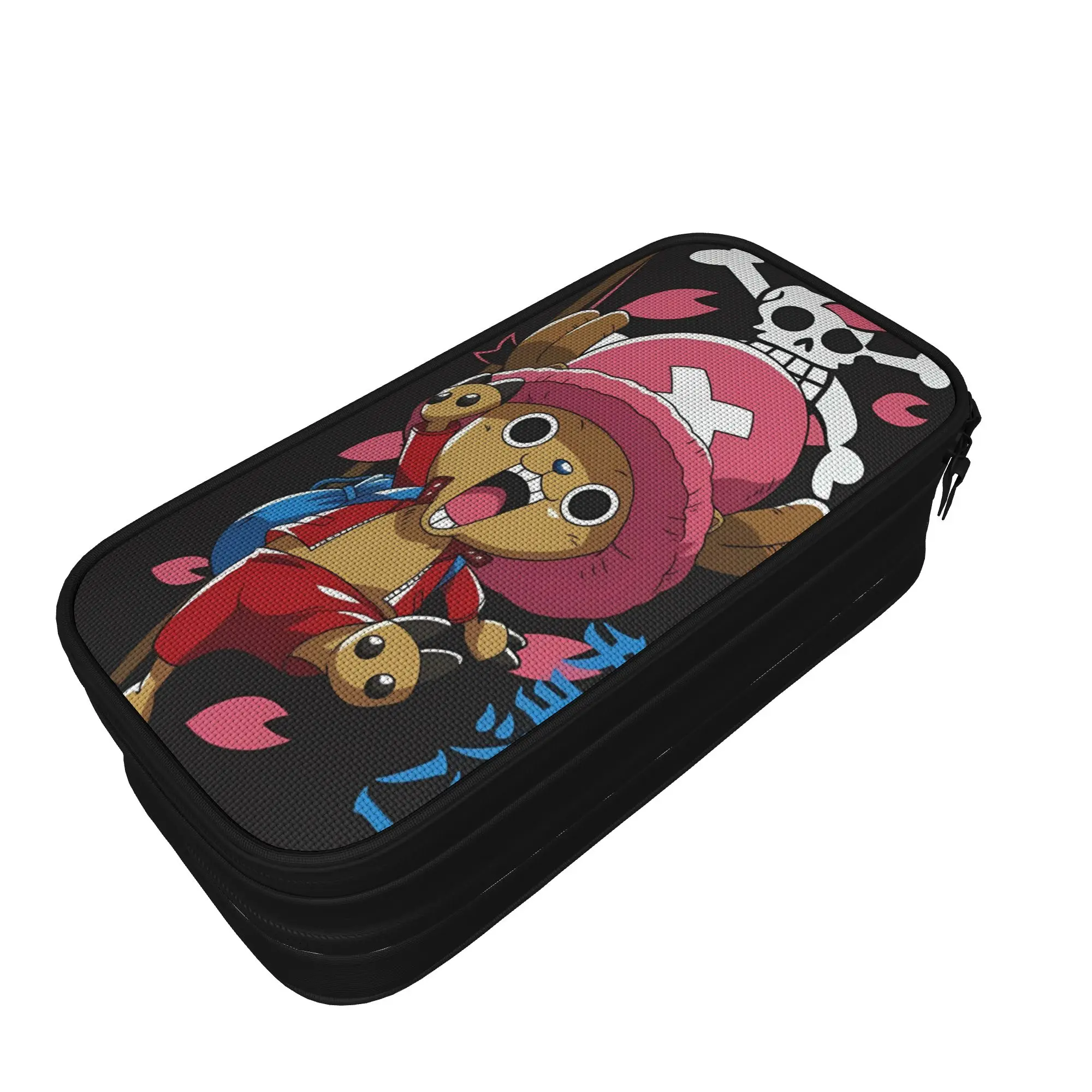 Tony Chopper Pencil Case Ones Pieces Back To School Pencil Cases Canvas Boy Girl Fashion Large Pen Box School Stationery