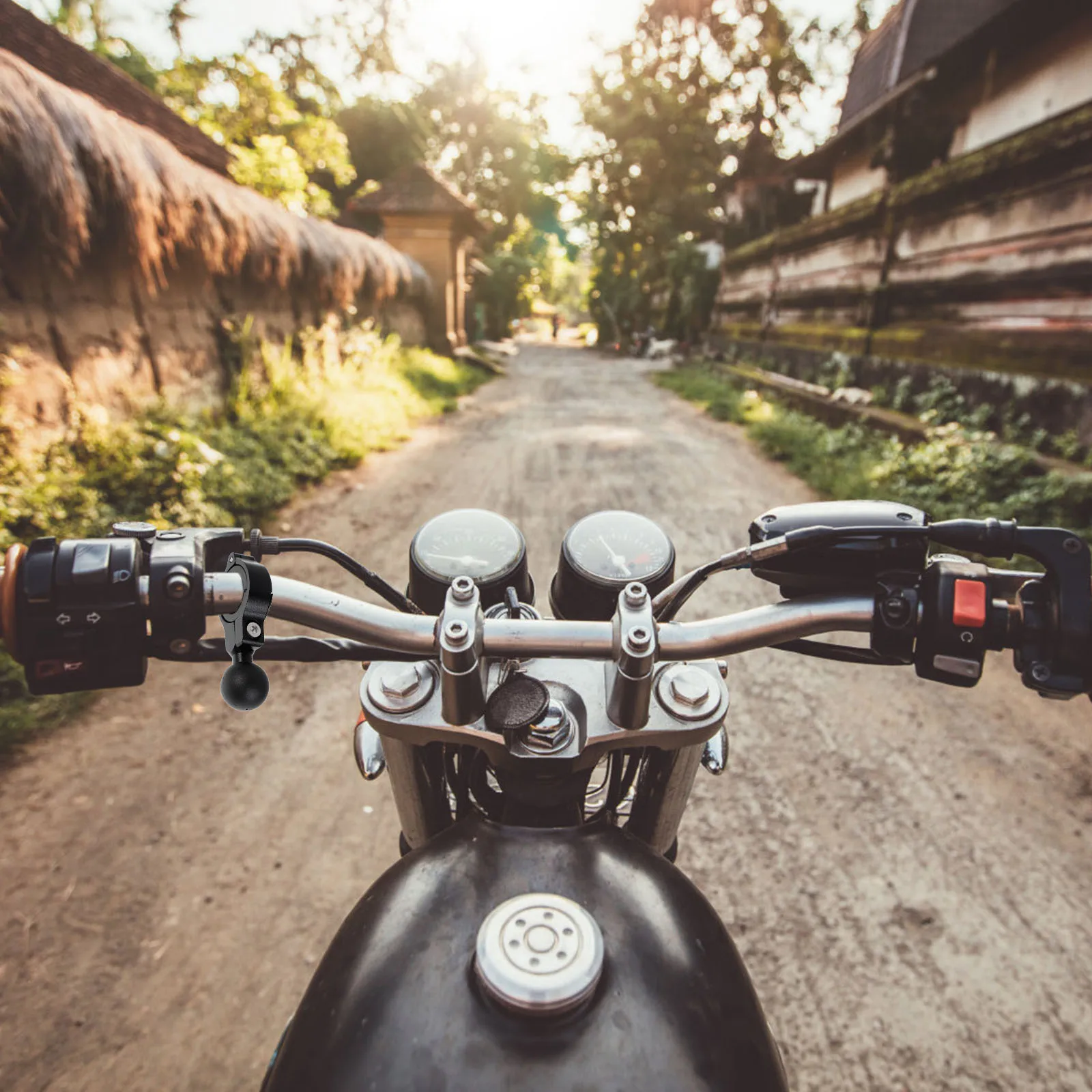 

1 Set Aluminum Alloy Phone Holder Mount Base For Motorcycle Handlebars Universal Stabilizer Adapter For Bikes Scooters Atvs