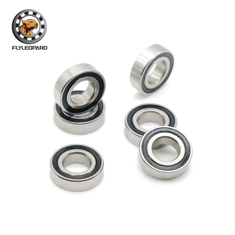 S687RS Bearing 7x14x5 mm (2PCS) ABEC-7 440C Roller Stainless Steel S687 RS S687 2RS Ball Bearings