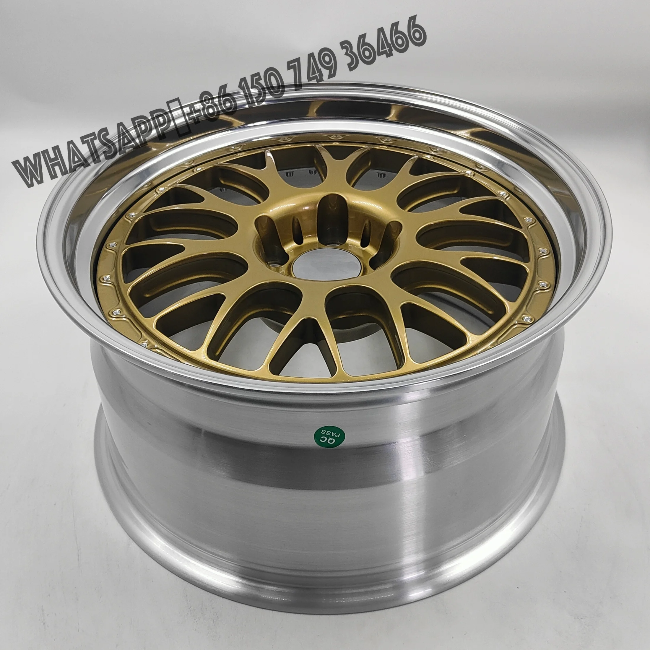 

E88 Кованые колеса из 2 частей, легкие колеса по индивидуальному заказу, золотой полированный обод, алюминиевый обод 18, 19, 20, 21, 22-дюймовый обод для BB E88