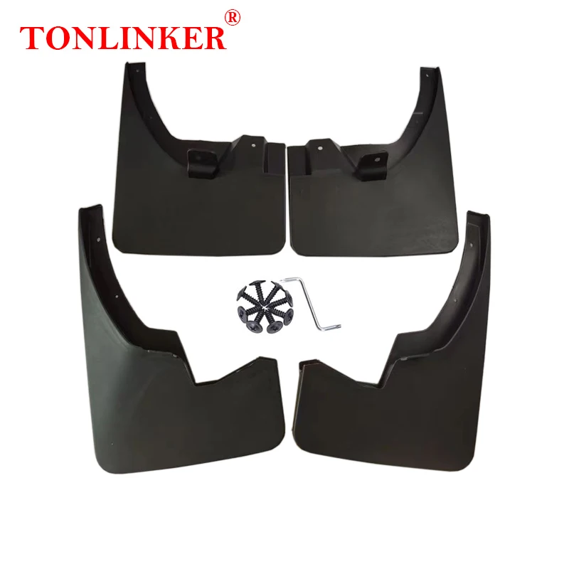 TONLINKER Car Mudguard For Dongfeng DF6 2023 Pickup 2.3L 2.5L Splash Guards Fender Auto Front Rear Mudflaps 4Pcs Car Accessories