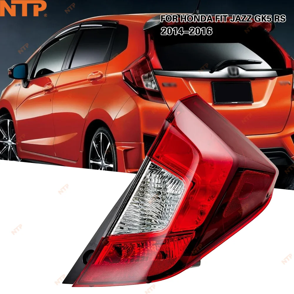 Left+Right Tail Light assembly For Honda Fit 2014-2016 Rear Taillight Warning Light Reversing Light 33550-T5A-G02 33550-T5A-G01