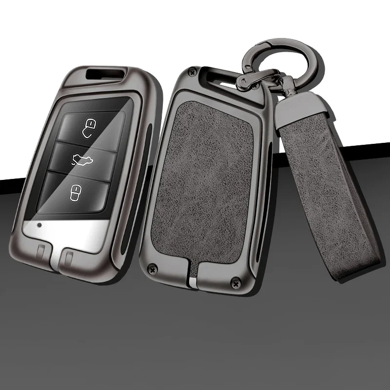 

Zinc Alloy Car Key Case for VW Volkseagen Passat B8 Magotan For Skoda Superb A7 Kodiaq Protection Key Shell Bag Accessories