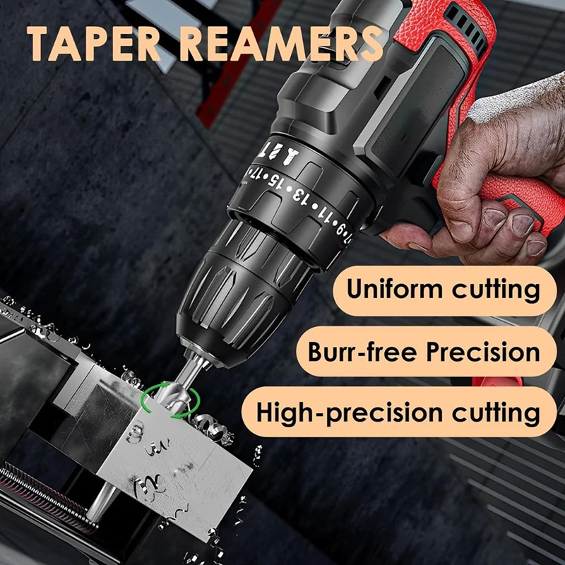 7 Degree Ball Joint Tapered Reamer,Speed Steel Tapered Ball Joint Reamer Tool With 1/2 Inches Toolholder