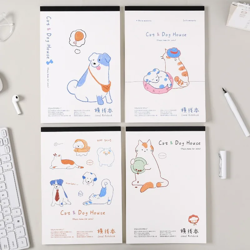 Soft Surface Copy Mi Dog Life Notebook Horizontal Line Book B5 Soft Surface Copy Glue Book A5 Students Use Journal Notebook