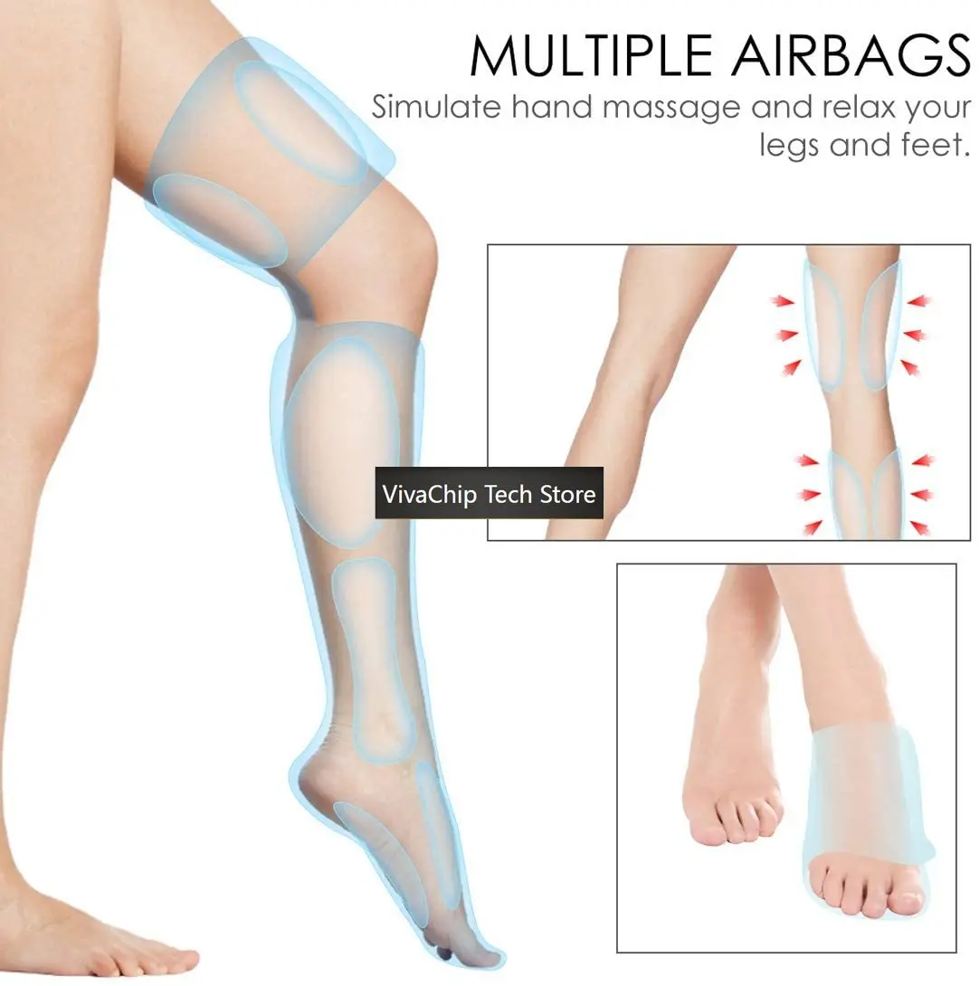 VivaCTLuyao Air Relax Compression Leg Massager Paralysis Equipment For Foot Relaxation