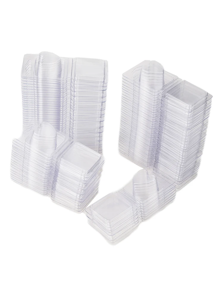 

Reusable Clamshell Molds for DIY Candle Creations Pack of 100 Empty Plastic Trays for Wax Melts and Wickless Candles